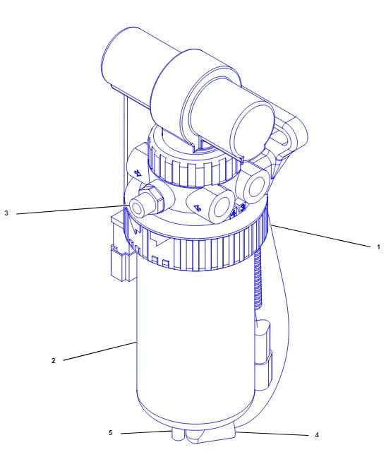 Помпа для топлива NEW HOLLAND LB95 LB110 LB115 87802238