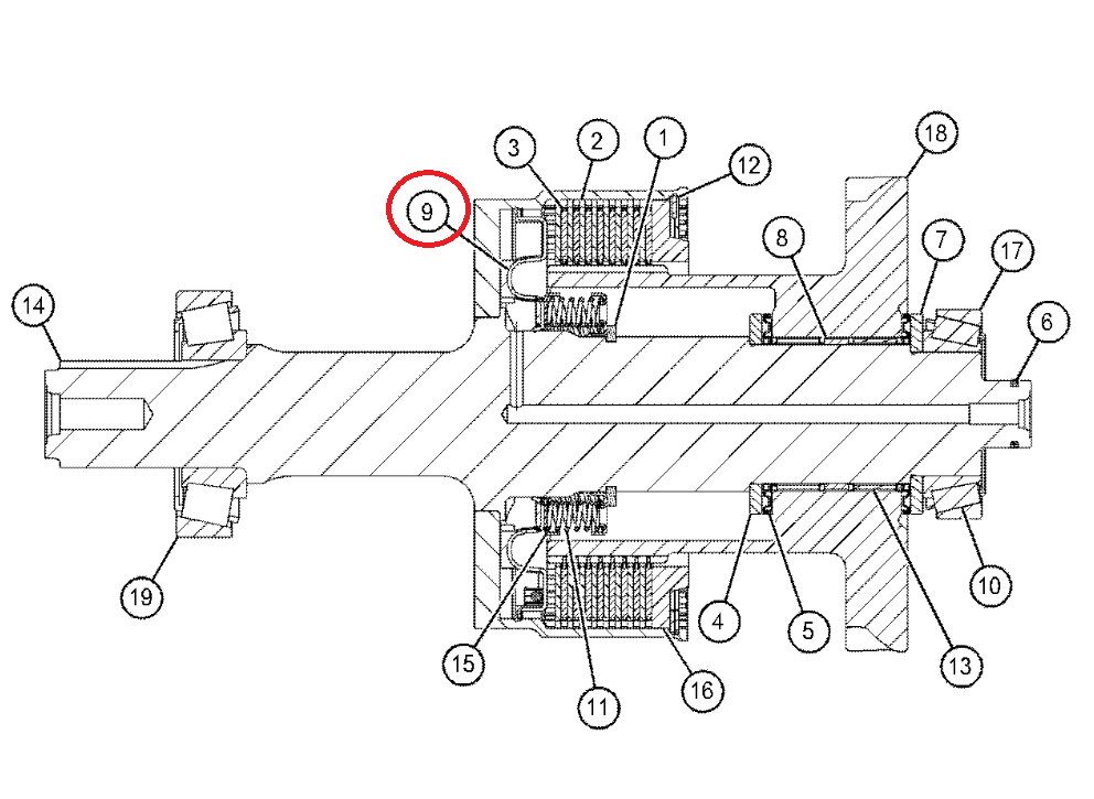 ПОРШЕНЬ СЦЕПЛЕНИЯ CAT ЭКСКАВАТОР-ПОГРУЗЧИК CAT 432F 442E 5582829 558-2829