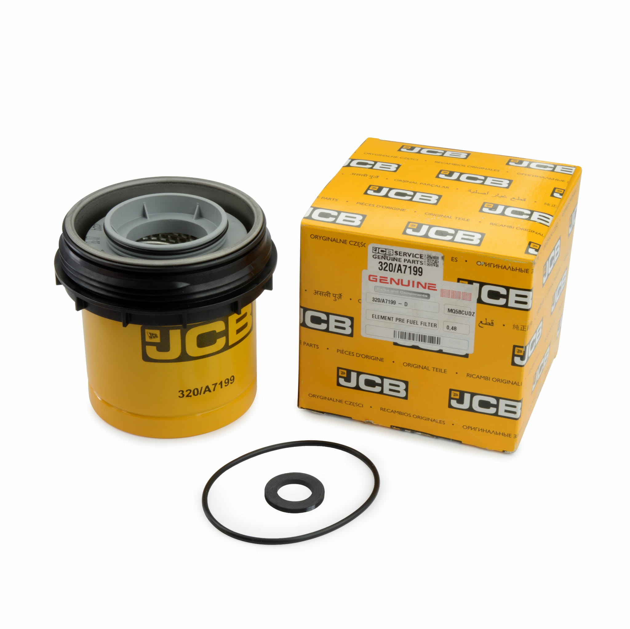Топливный фильтр-сепаратор для погрузчика JCB 531 535 540 320/A7199, оригинал