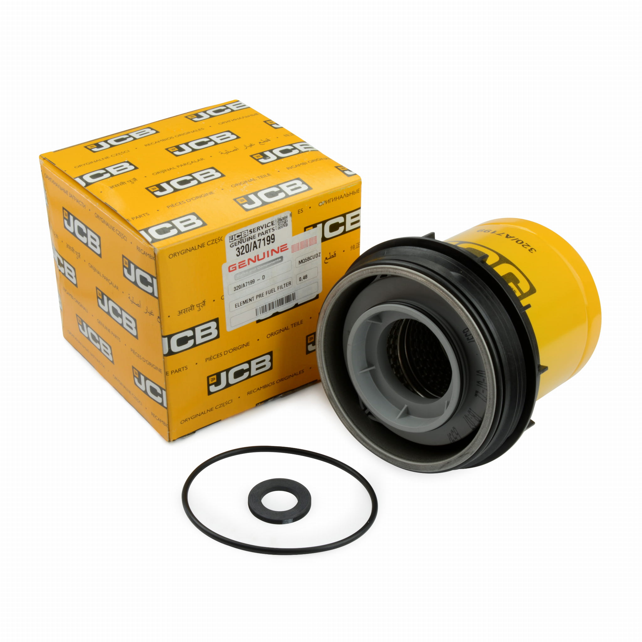Топливный фильтр-сепаратор для погрузчика JCB 531 535 540 320/A7199, оригинал