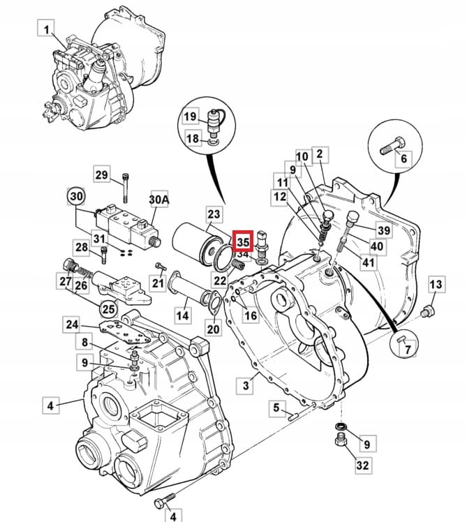 ДАТЧИК ДАВЛЕНИЯ МАСЛА В КОРОБКЕ ПЕРЕДАЧ JCB 2001-2010 OEM