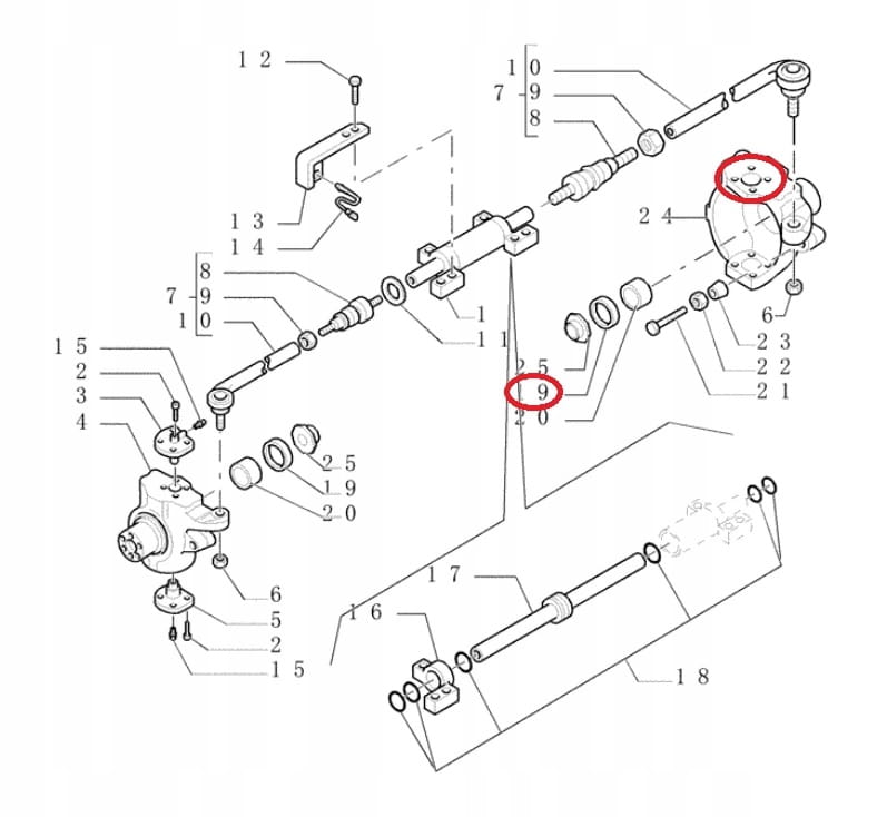 Сальник для полуосей New HOLLAND LB115 b115 85821287