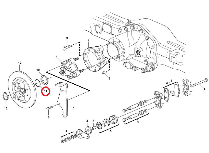 ЗАЩИТНЫЙ ЩИТ ORING. И АТАКУЮЩИЙ ВАЛ VOLVO