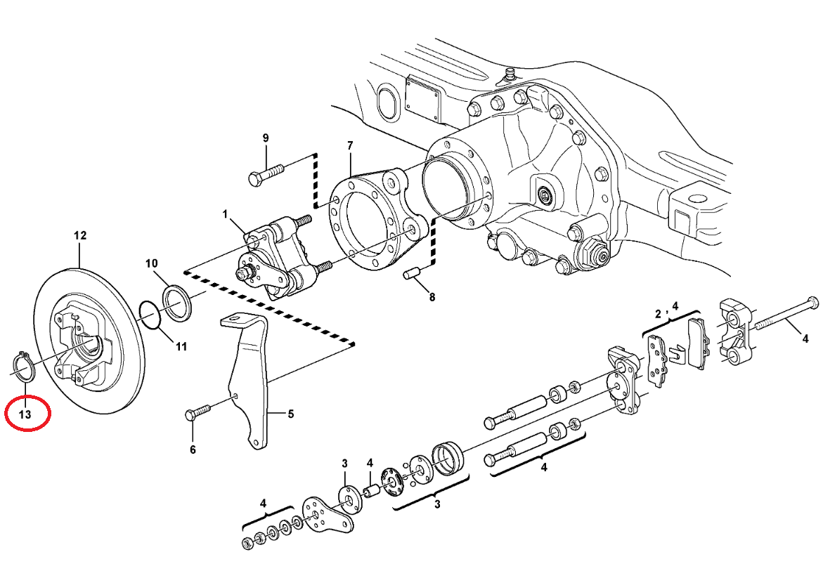 Спутник SEGER NEW HOLLAND 87580391