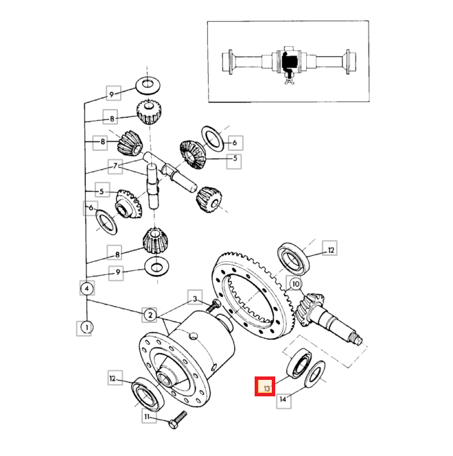 Подшипник ролика атаки JCB TIMKEN