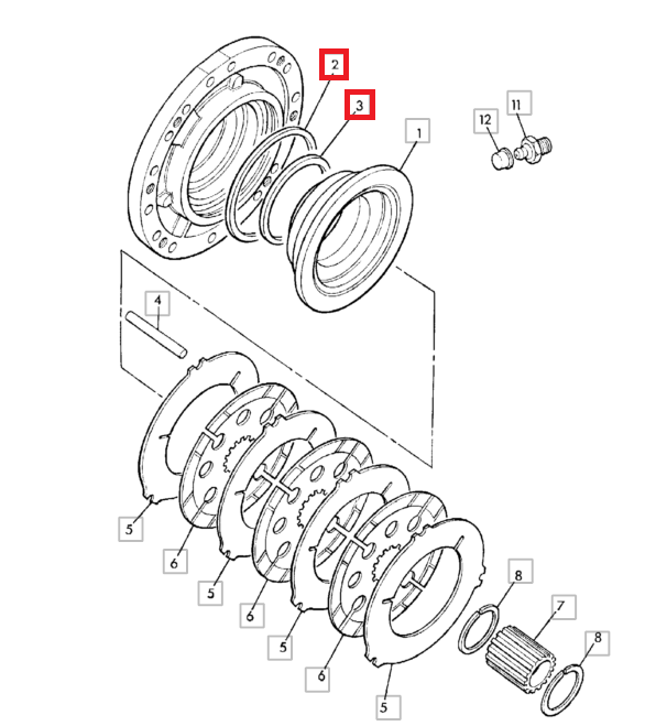 ТОРМОЗНЫЕ КОЛОДКИ JCB 813/50012 813/50026 OEM!