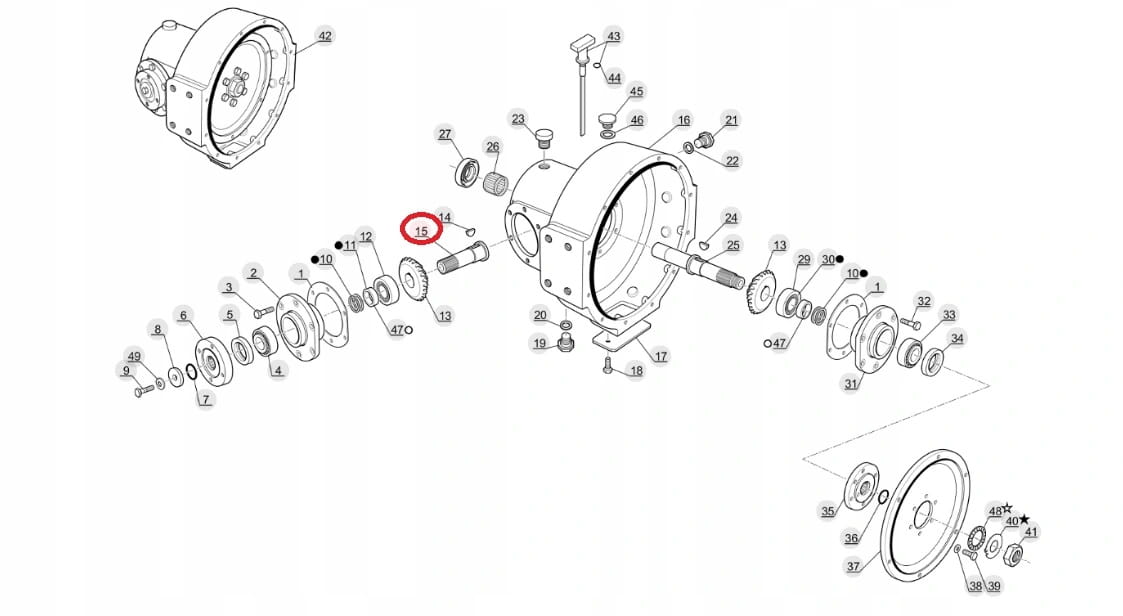 Угловой редуктор MANITOU MT MLT 563787