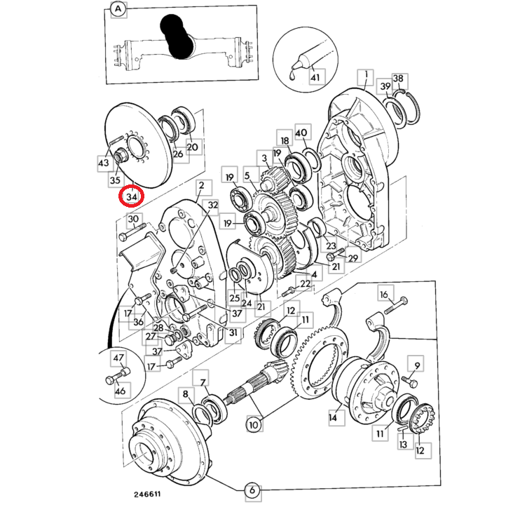ТОРМОЗНОЙ ДИСК JCB ДЛЯ ПОГРУЗЧИКА 448/37307 OEM
