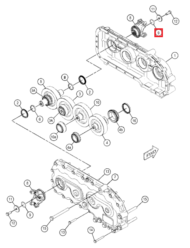 Уплотнение автогрейдера CAT 5P8066