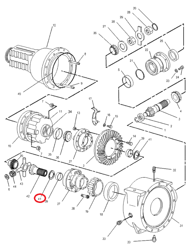 ДИФФЕРЕНЦИАЛЬНАЯ ШАЙБА CAT 428 9R2490