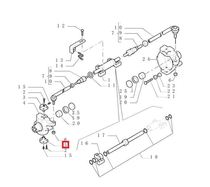 НИЖНИЙ ПОДШИПНИКОВЫЙ УЗЕЛ TEREX 970 6193283M1