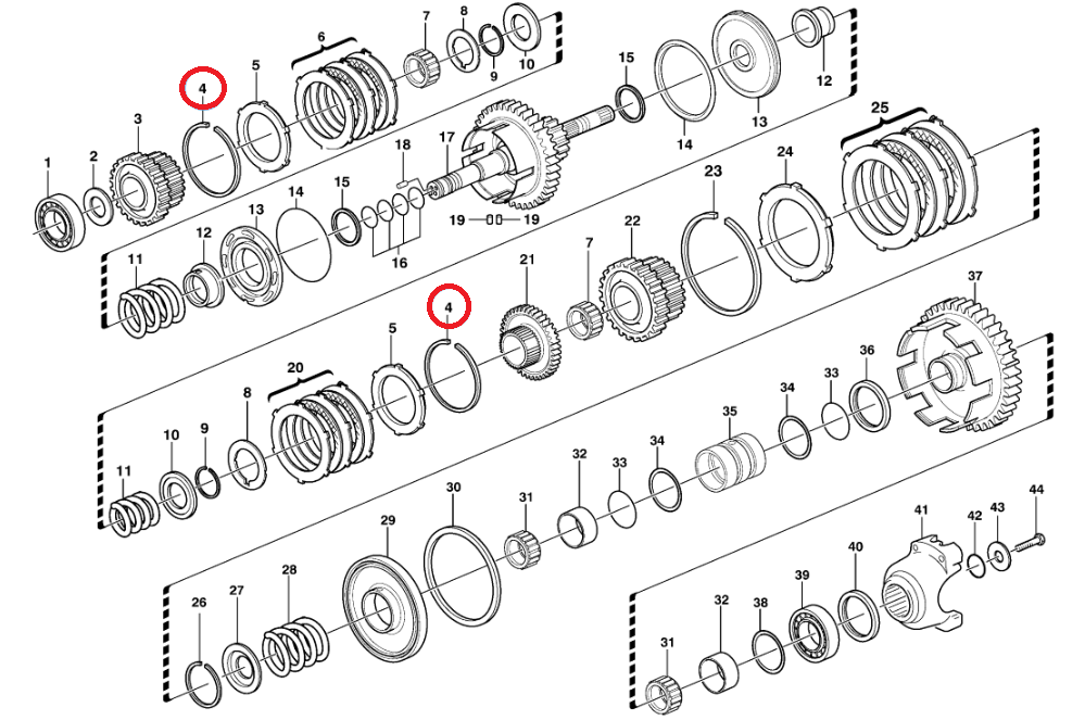 КОЛЬЦО КОРПУСА КОРОБКИ ПЕРЕДАЧ VOLVO BL 11709083