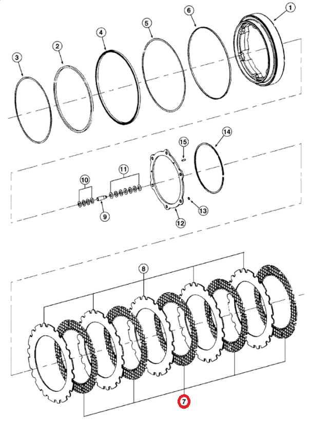 КОРПУС ТОРМОЗНОГО ДИСКА 621C, 621D, 721C, 821C, 921C