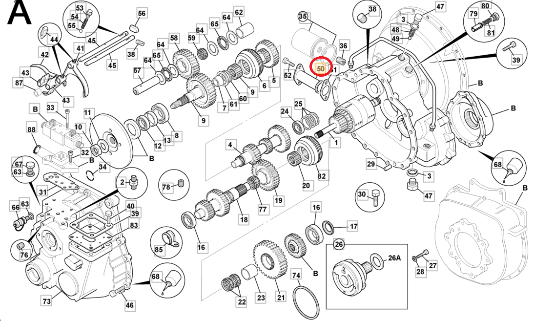 ФИЛЬТРУЮЩАЯ СЕТКА КОРОБКИ ПЕРЕДАЧ JCB 32/902200