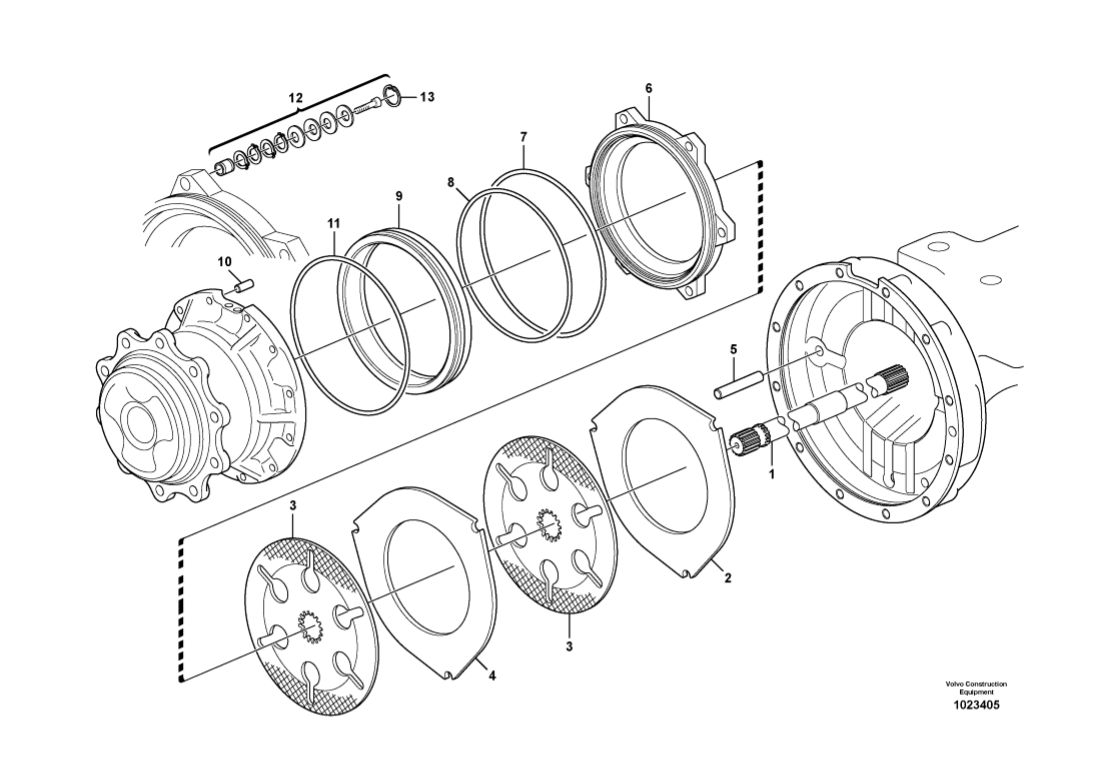 КОМПЛЕКТ ТОРМОЗНЫХ КОЛЕЦ VOLVO BL71B
