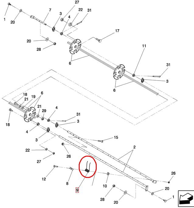 ПАЛЕЦ ПИКАПА В ЧЕХЛЕ NEW HOLLAND CASE 87394242