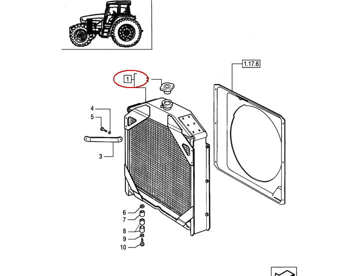 Кулер для воды New Holland Case 5096597