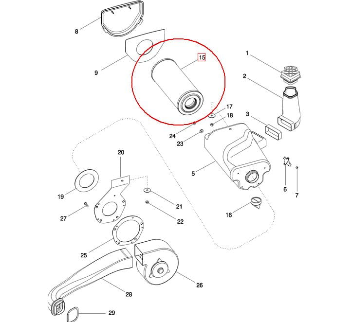 ФИЛЬТР ДЛЯ КАБИНЫ NEW HOLLAND CASE 87684088 - 86994156 - 259288A1