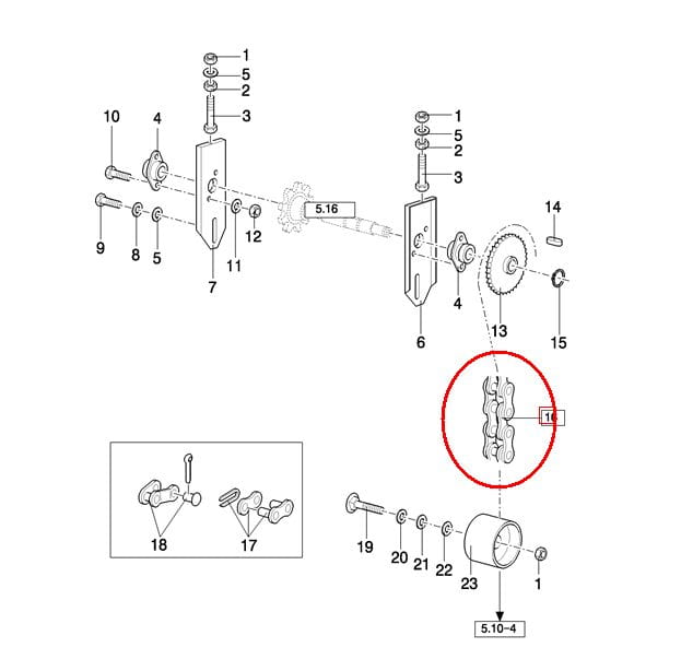 ЦЕПЬ ПРИВОДА ЗЕРНОУБОРОЧНОГО КОНВЕЙЕРА NEW HOLLAND CASE 80321797 - 321797