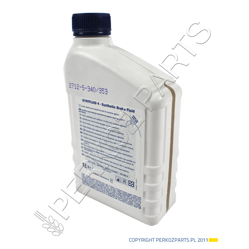 ТОРМОЗНАЯ ЖИДКОСТЬ AMBRA SYNTFLUID 4-NH800A, ПУЗЫРЬ, 1 Л