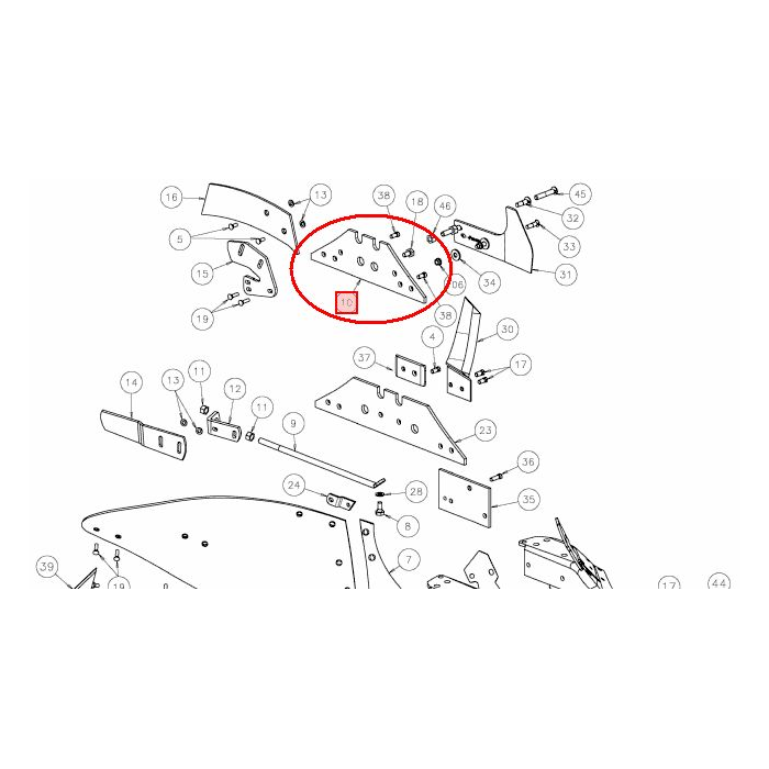 Короткие полозья Kverneland KK073608-A133397394