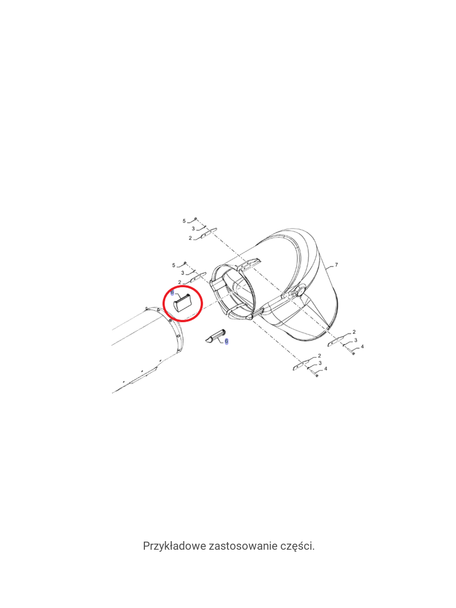 Вставка для выгрузки зерна New Holland CNH 84346573