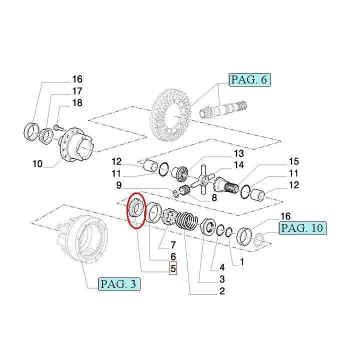 КОНИЧЕСКИЙ РОЛИКОВЫЙ ПОДШИПНИК В КОРПУСЕ NEW HOLLAND 1277343C1-957E4221 - 81803413 - 86505058 - 84072818