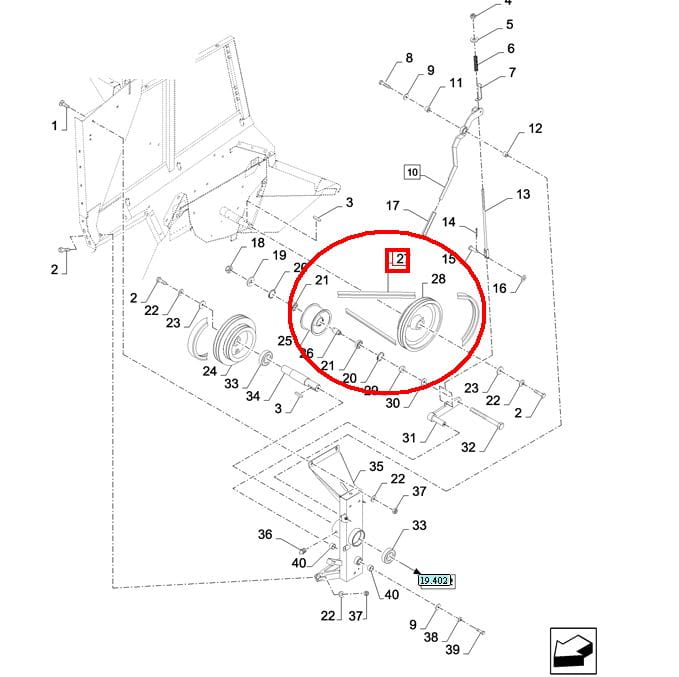 ПОЯС ДЛЯ РЫВКА NEW HOLLAND 84320963