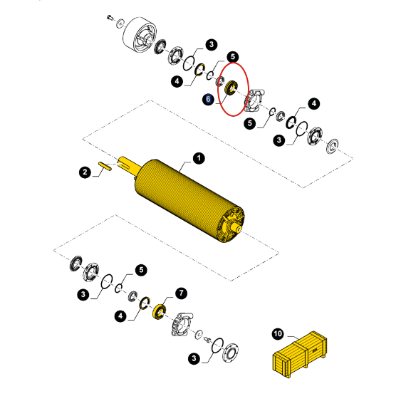 Подшипник CNH 84455520