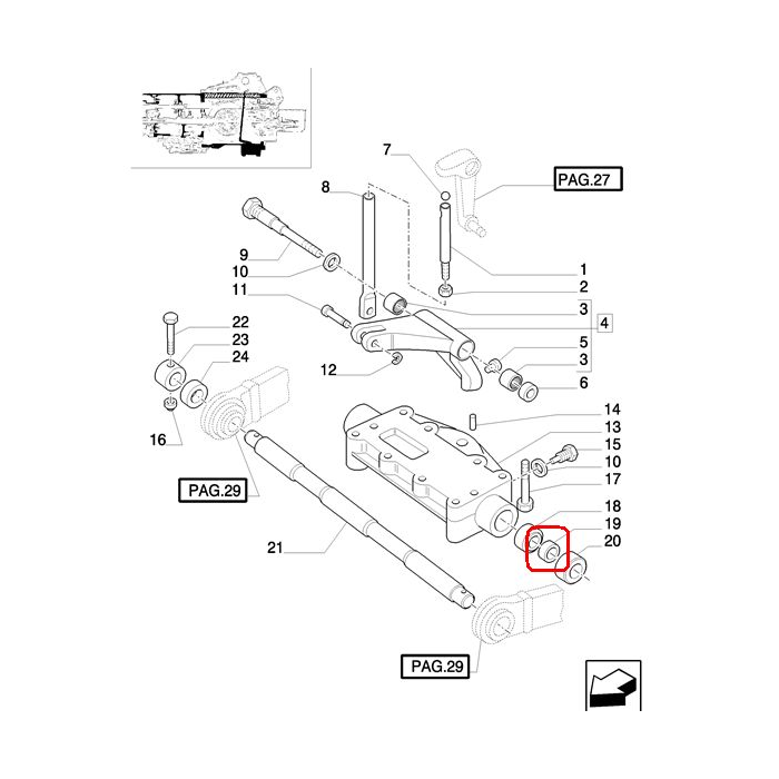 Сальник для натяжного ролика NEW HOLLAND CASE 5131746