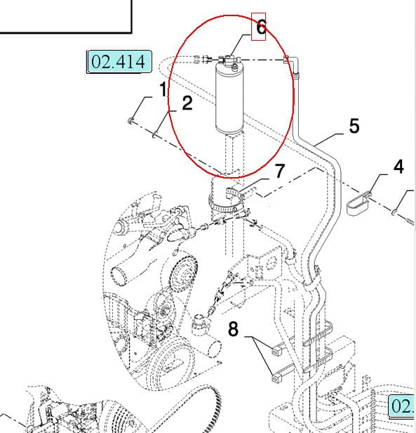 ФИЛЬТР-ОСУШИТЕЛЬ ВОЗДУХА NEW HOLLAND CASE 84058791