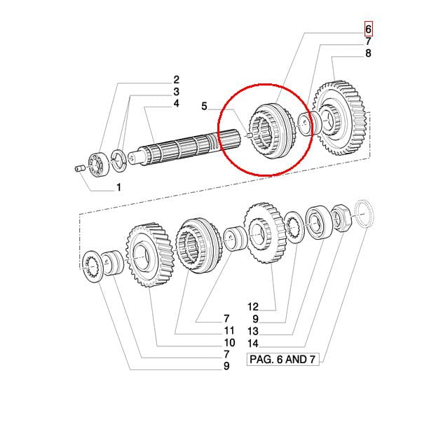 Синхронизатор New Holland Case 5169033 - 5189253 - 87567127