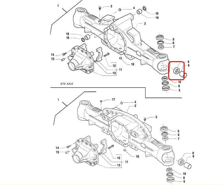 Герметичные полуоси NEW HOLLAND 86027126