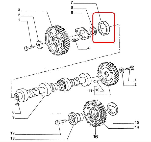 ВТУЛКА РАСПРЕДВАЛА NEW HOLLAND CASE 87800499-87301590