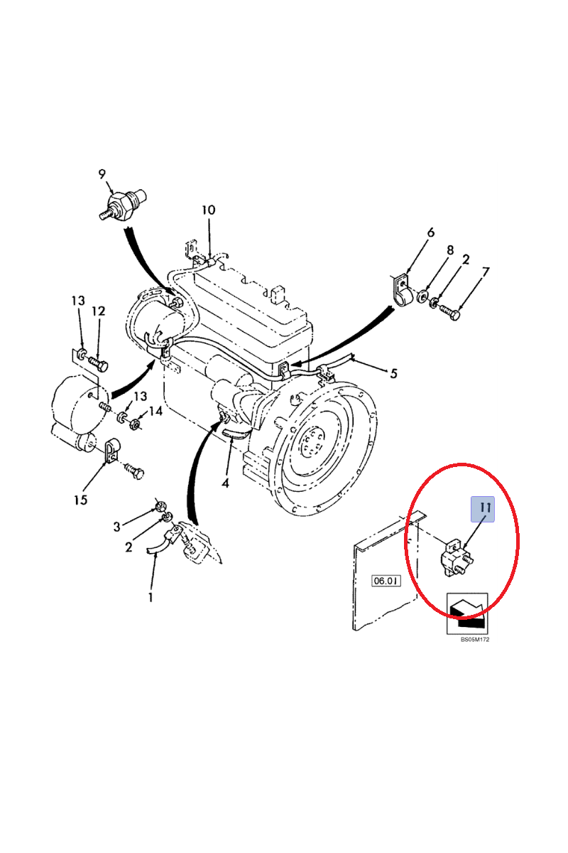 ТЕРМОЗАЩИТНЫЙ ПРЕДОХРАНИТЕЛЬ NEW HOLLAND CASE CNH 87049165-80457197