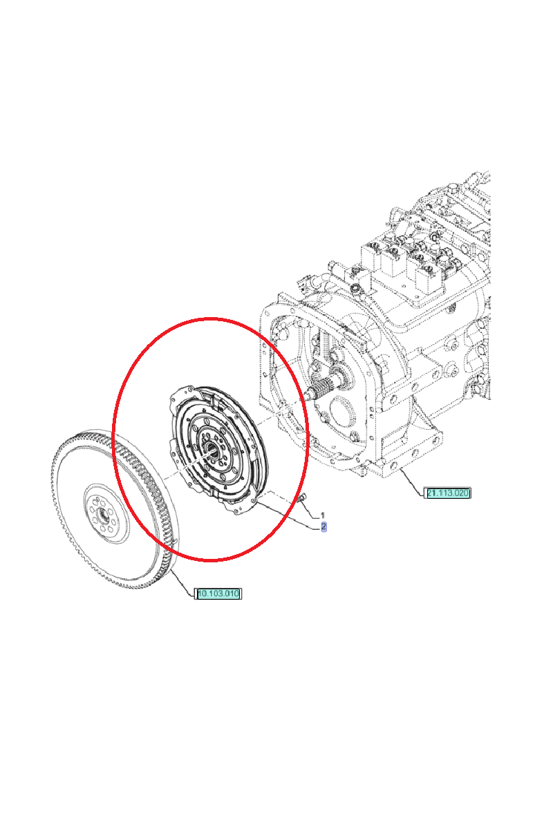 АМОРТИЗАТОР-ТРАНСФОРМАТОР ВИБРАЦИИ CASE CNH 84558208