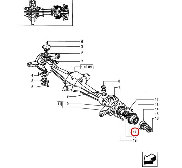 Герметичный корпус NEW HOLLAND CASE 5135387