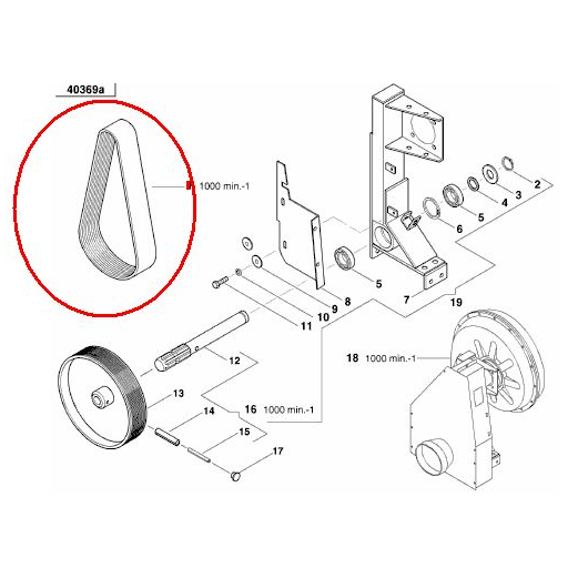 Ремень для сеялки OPTIMA AC690154
