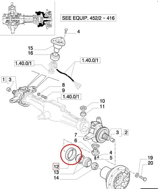 Сальник для выпускного отверстия New Holland Case SteYR 5178141-87355801