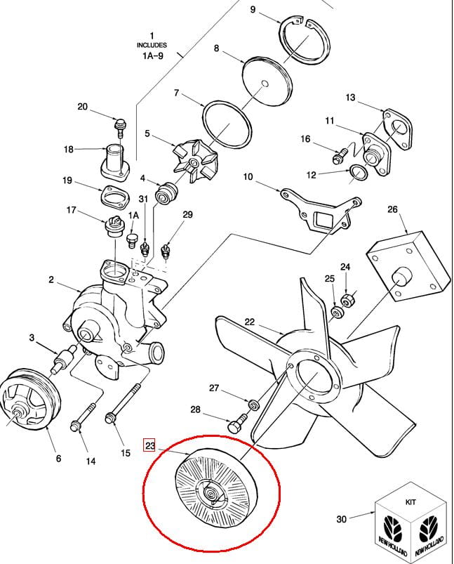 Вискозная муфта — New Holland CASE CNH 81862862