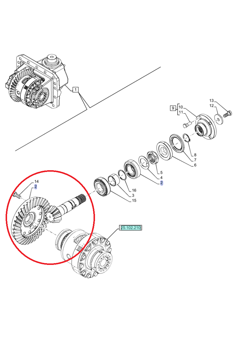 Чехол ATAK NEW HOLLAND CASE CNH 5801691579