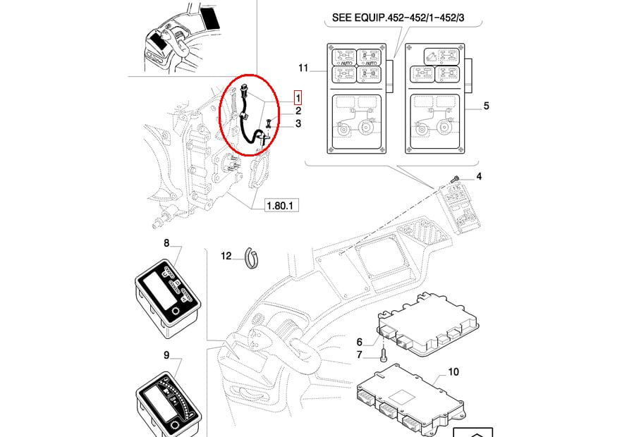 ДАТЧИК ОБОРОТА ВАЛА WOM NEW HOLLAND CASE 5150991