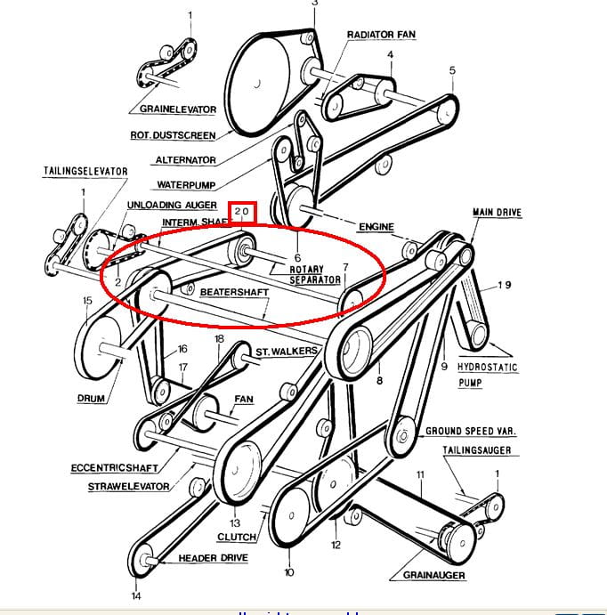 PAS SEPERATORA TC56 NEW HOLLAND 89837412 - 577900