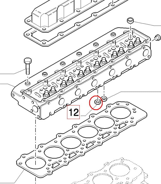 СЕДЛО КЛАПАНА ВЫПУСКНОГО КОЛЛЕКТОРА НОМИНАЛЬНОЕ ДЛЯ ДВИГАТЕЛЯ NEW HOLLAND CASE 81865194