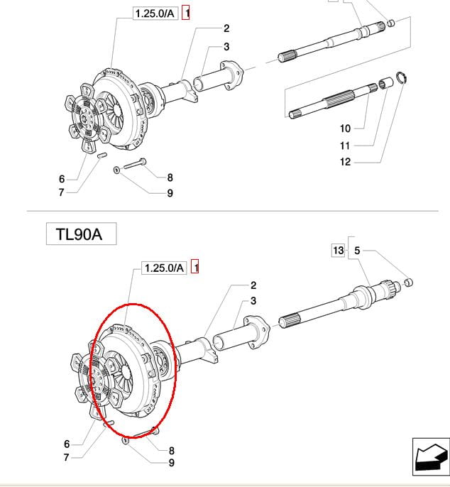 СЦЕПЛЕНИЕ ДВИГАТЕЛЯ (ОДНОМЕСТНЫЙ) КОРПУС NEW HOLLAND 5189823-87575337