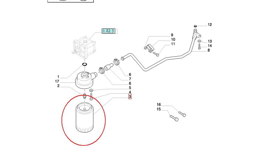 ФИЛЬТР ГИДРАВЛИКИ NEW HOLLAND CASE 84397845 - 1909130 - 47425202