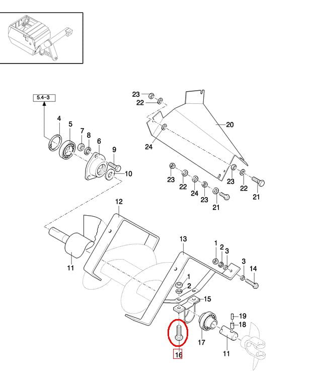Винт-предохранитель сброса NEW HOLLAND CASE 89819398-9819398