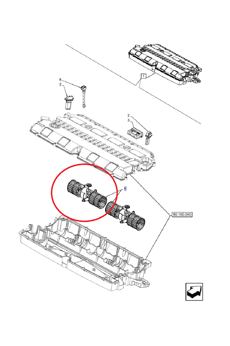 ЭЛЕКТРИЧЕСКИЙ ВЕНТИЛЯТОР NEW HOLLAND CNH 47852858