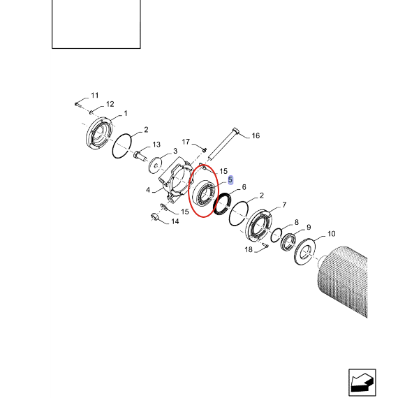 Подшипник CNH 87371011