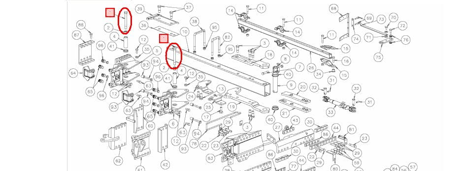 Винт M24X210 KVERNELAND KK035197